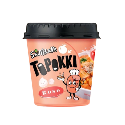 [Snac-All-SE-8691] Snacks Topokki Korean Rice Cake Rose NPM 120g 6