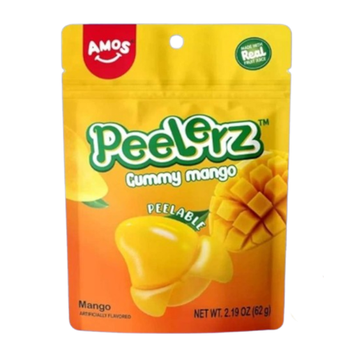 [Swee-All-SE-8785] Sweets & Candy Amos Peelerz Mango NPM 65g 12