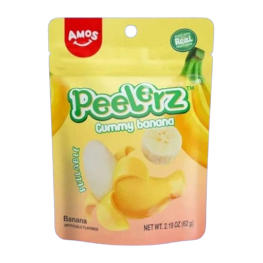 [Swee-All-SE-8814] Sweets & Candy Amos Peelerz Banana NPM 65g 12