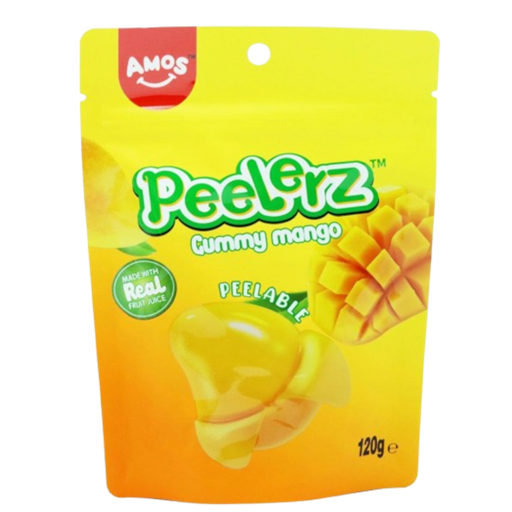 [Swee-All-SE-8825] Sweets & Candy Amos Peelerz Mango NPM 120g 12