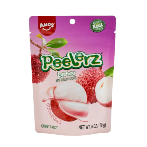 Sweets & Candy Amos Peelerz Lychee NPM 65g 12