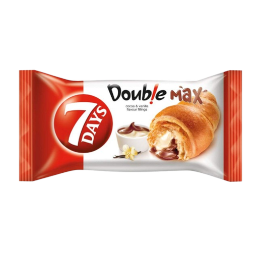 [Snac-All-SE-8952] Snacks 7 Days Croissant Double Cocoa & Vanilla NPM 80g 20