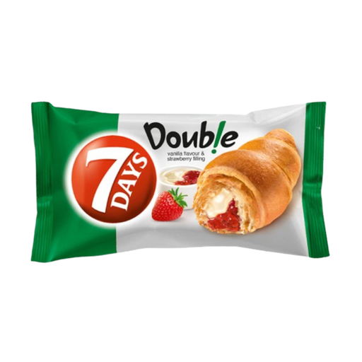 [Snac-All-SE-8953] Snacks 7 Days Croissant Double Vanilla & Strawberry NPM 80g 20