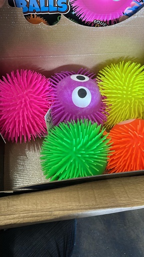 [Toys-All-SE-9211] Toys Big Eyes Puffer Ball With Light 20cm GM-1366 NPM - 1