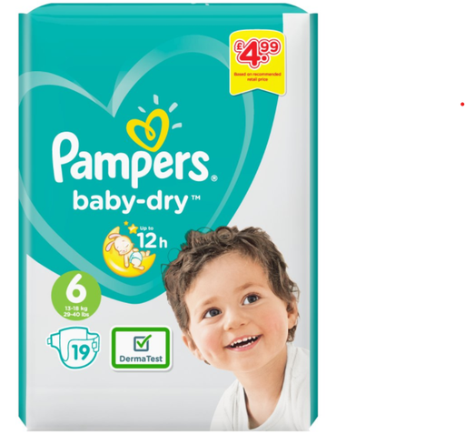 [Baby-All-SE-4310] Baby Products Pampers Extra Large S6 PM 4.99 19s 4