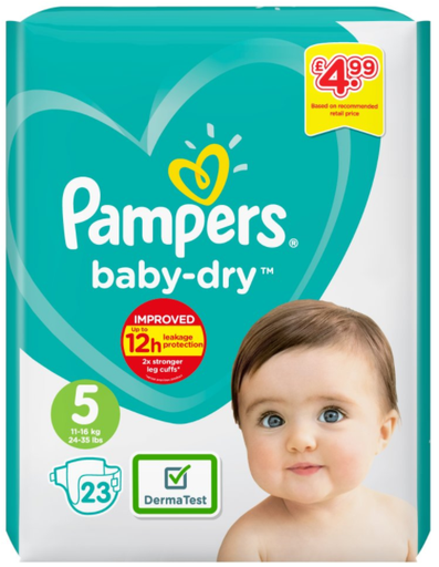 [Baby-All-SE-4309] Baby Products Pampers Junior S5 PM 4.99 23s 4