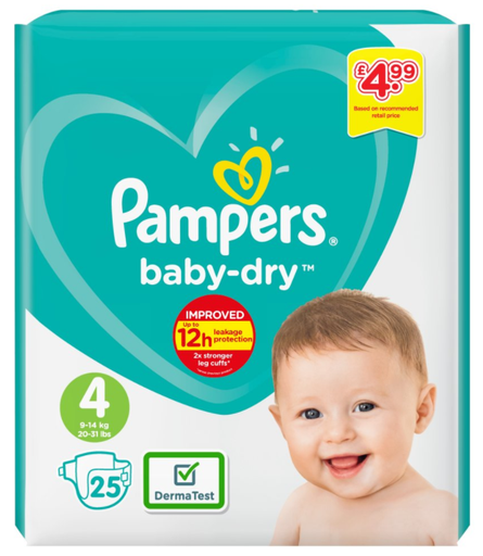 [Baby-All-SE-4307] Baby Products Pampers Maxi PM 4.99 25s 4