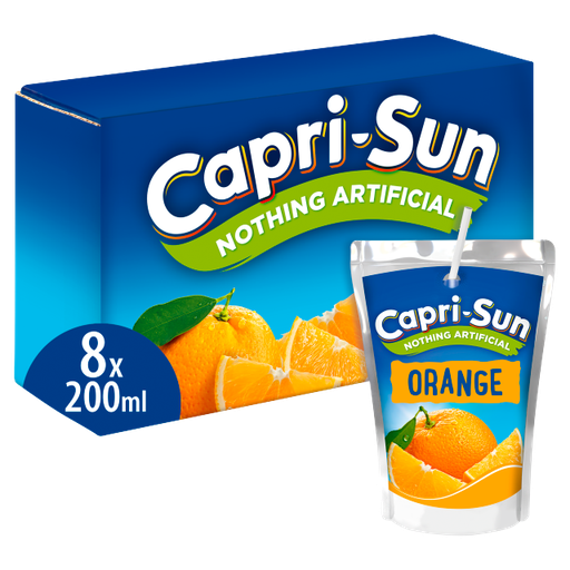 [Capr-All-SE-4333] Capri Sun Orange 200ml 4 x 8Pk Paper Straw- (Pouch)