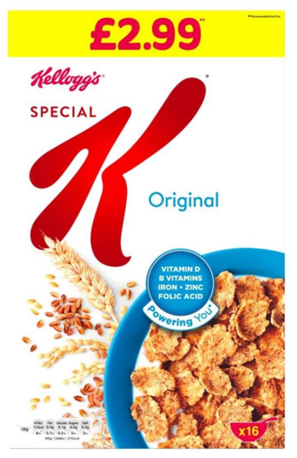 [Cere-All-SE-4358] Cereals Kelloggs Special K Original PM 2.99 500g 5