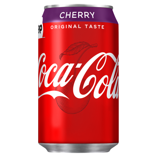 [Cher-All-SE-4365] Cherry Coke 330ml x 24 - PMP 79p (Can)