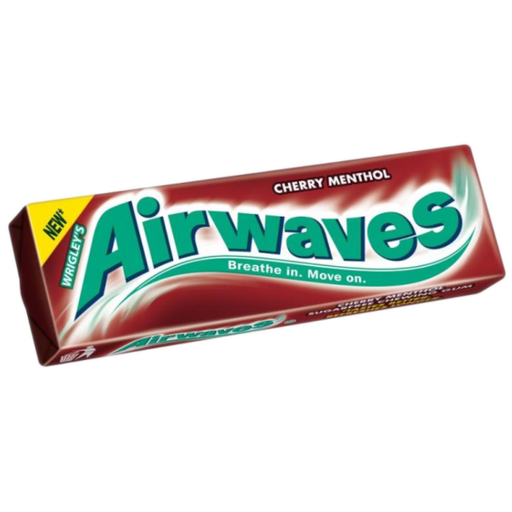 [Chew-All-SE-4483] Chewing Gums Airwaves Cherry Menthol-Red NPM 14g 30