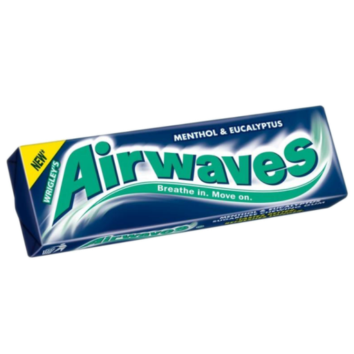 [Chew-All-SE-4478] Chewing Gums Airwaves Eucalyptus and Menthol-Blue NPM 14g 30