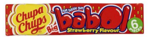 [Chew-All-SE-4374] Chewing Gums Babol Strawberry-Red NPM 27.5g-6s 20