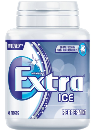 [Chew-All-SE-4397] Chewing Gums Extra Ice Peppermint Tubs NPM 46s 6
