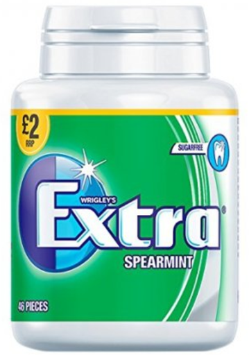 [Chew-All-SE-4511] Chewing Gums Extra Spearmint Tubs PM 2.00 46s 6