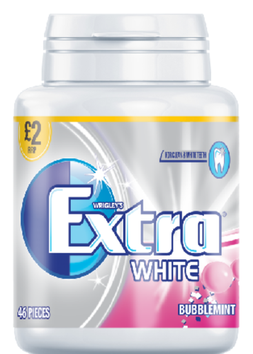 [Chew-All-SE-4403] Chewing Gums Extra White Tubs PM 2.00 46s 6