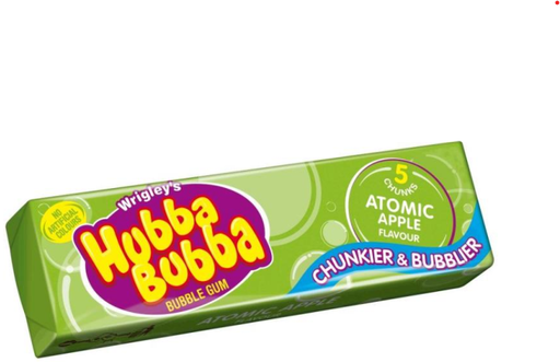[Chew-All-SE-4493] Chewing Gums Hubba Bubba Atomic Apple-Green NPM 700g 35g 5s 20