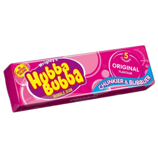 [Chew-All-SE-4499] Chewing Gums Hubba Bubba Original-Pink NPM 700g 35g 5s 20