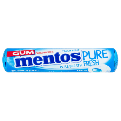 [Chew-All-SE-4407] Chewing Gums Mentos Sugar Free Fresh Mint NPM 16g 24