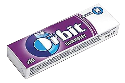 [Chew-All-SE-4413] Chewing Gums Orbit Blueberry NPM 14gm 30