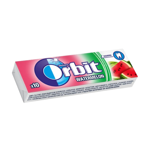 [Chew-All-SE-4435] Chewing Gums Orbit Watermelon NPM 14g 30
