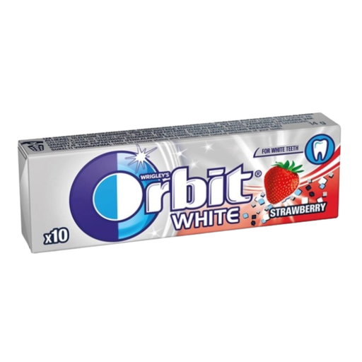 [Chew-All-SE-4443] Chewing Gums Orbit White Strawberry NPM - 30