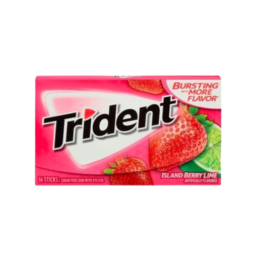 [Chew-All-SE-4447] Chewing Gums Trident Island Berry Lime NPM 14s 12