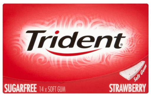 [Chew-All-SE-4369] Chewing Gums Trident Strawberry NPM 14s 12