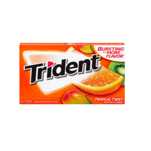 [Chew-All-SE-4448] Chewing Gums Trident Tropical Twist NPM 14s 12