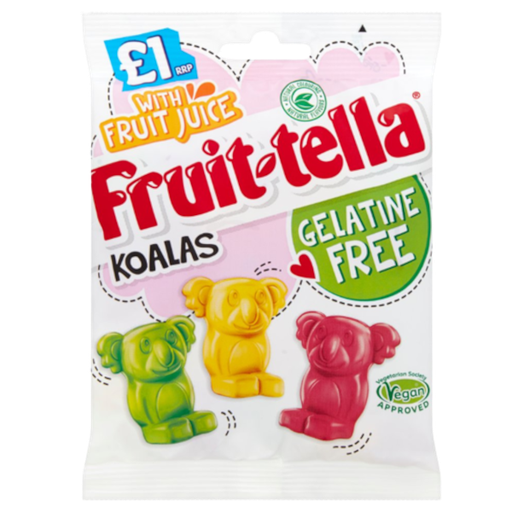 [Chew-All-SE-4451] Chewy Dragees Fruittella Koallas PM 1.00 100g 12