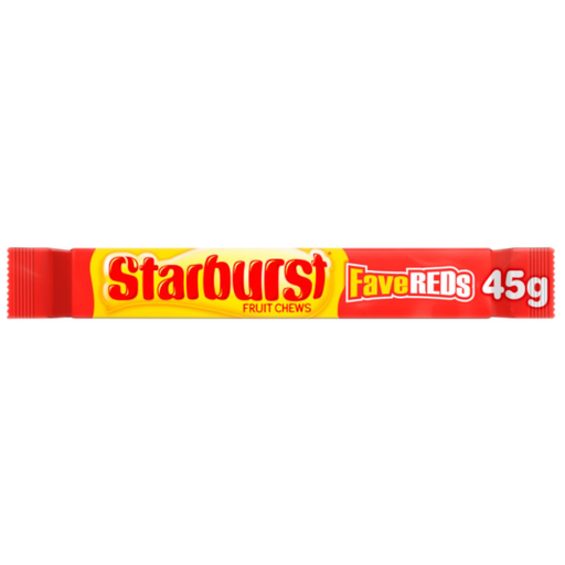 [Chew-All-SE-4512] Chewy Dragees Starburst FaveReds Fruit Chews NPM 45g 24