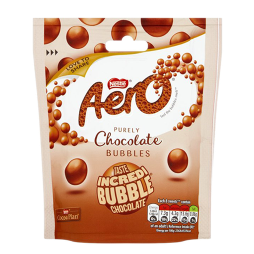 [Choc-All-SE-4576] Chocolate Bags Aero Bubbles Milk NPM 92g 8