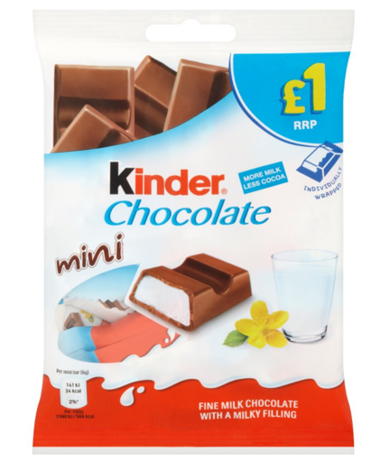 [Choc-All-SE-4930] Chocolate Bags Kinder Mini PM 1.00 72g 10