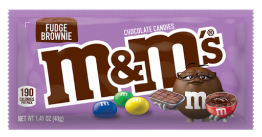 [Choc-All-SE-4585] Chocolate Bags M&M Fudge Brownie NPM 40gm 24