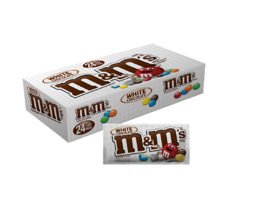 [Choc-All-SE-4590] Chocolate Bags M&M White Chocolate NPM 42.5gm 24