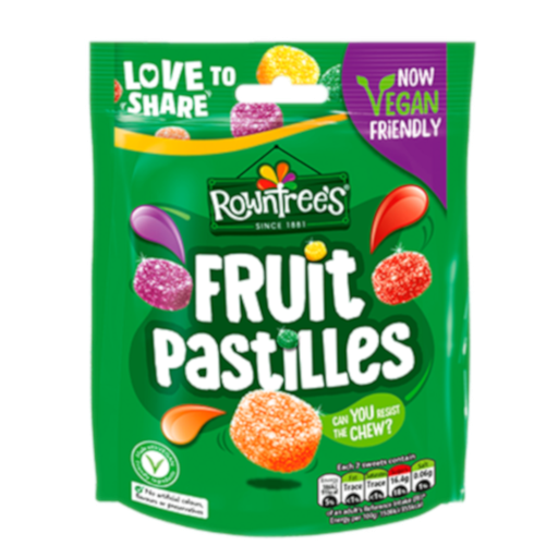 [Choc-All-SE-4598] Chocolate Bags Rowntrees Fruit Pastilles NPM 143g 10