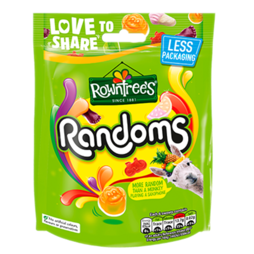 [Choc-All-SE-4600] Chocolate Bags Rowntrees Randoms NPM 150g 9