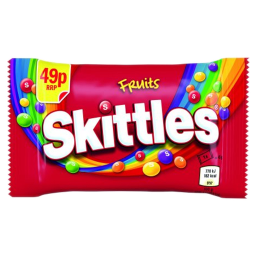 [Choc-All-SE-5054] Chocolate Bags Skittles Fruits-Red PM 0.49 45g 36