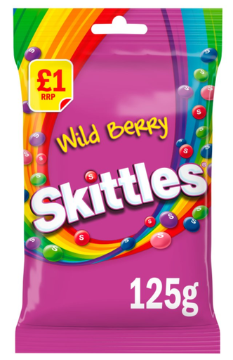[Choc-All-SE-5049] Chocolate Bags Skittles Wild Berry-Purple PM 1.00 - 12
