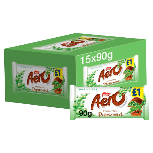 [Choc-All-SE-4644] Chocolates Aero Giant Peppermint PM 1.00 90g 15