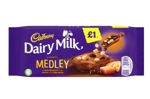 [Choc-All-SE-4675] Chocolates Dairy Milk Medley Fudge PM 1.00 93gm 18