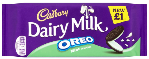 [Choc-All-SE-4677] Chocolates Dairy Milk Oreo Mint Bar PM 1.00 120g 15