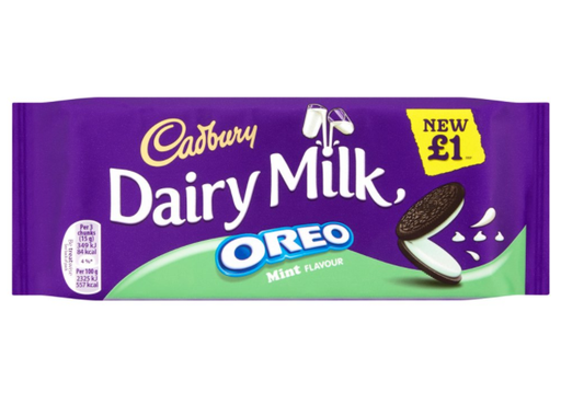 [Choc-All-SE-4989] Chocolates Dairy Milk Oreo Mint Bar PM 1.00 120g 17