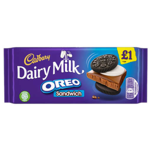 [Choc-All-SE-4981] Chocolates Dairy Milk Oreo Sandwich PM 1.00 96g 15