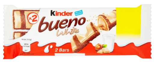[Choc-All-SE-5017] Chocolates Kinder Beuno White T.2 PM 0.60 2x21.5g 30
