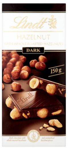[Choc-All-SE-4522] Chocolates LINDT Excellence Dark Hazelnut NPM 100g 20