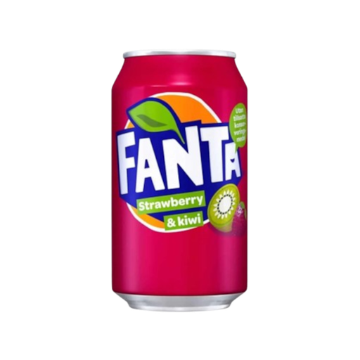 [Drin-All-SE-5801] Drinks Fanta Strawberry & Kiwi NPM 330ml 24