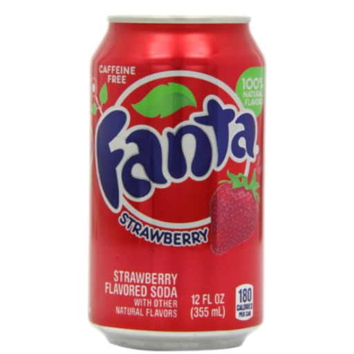 [Drin-All-SE-5803] Drinks Fanta Strawberry NPM 355ml 12