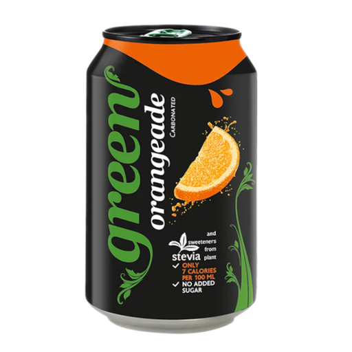 [Drin-All-SE-5837] Drinks Green Cola Orangeade NPM 330ml 24