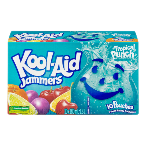 [Drin-All-SE-5883] Drinks Kool Aid Jammers Tropical Punch NPM 177ml 40
